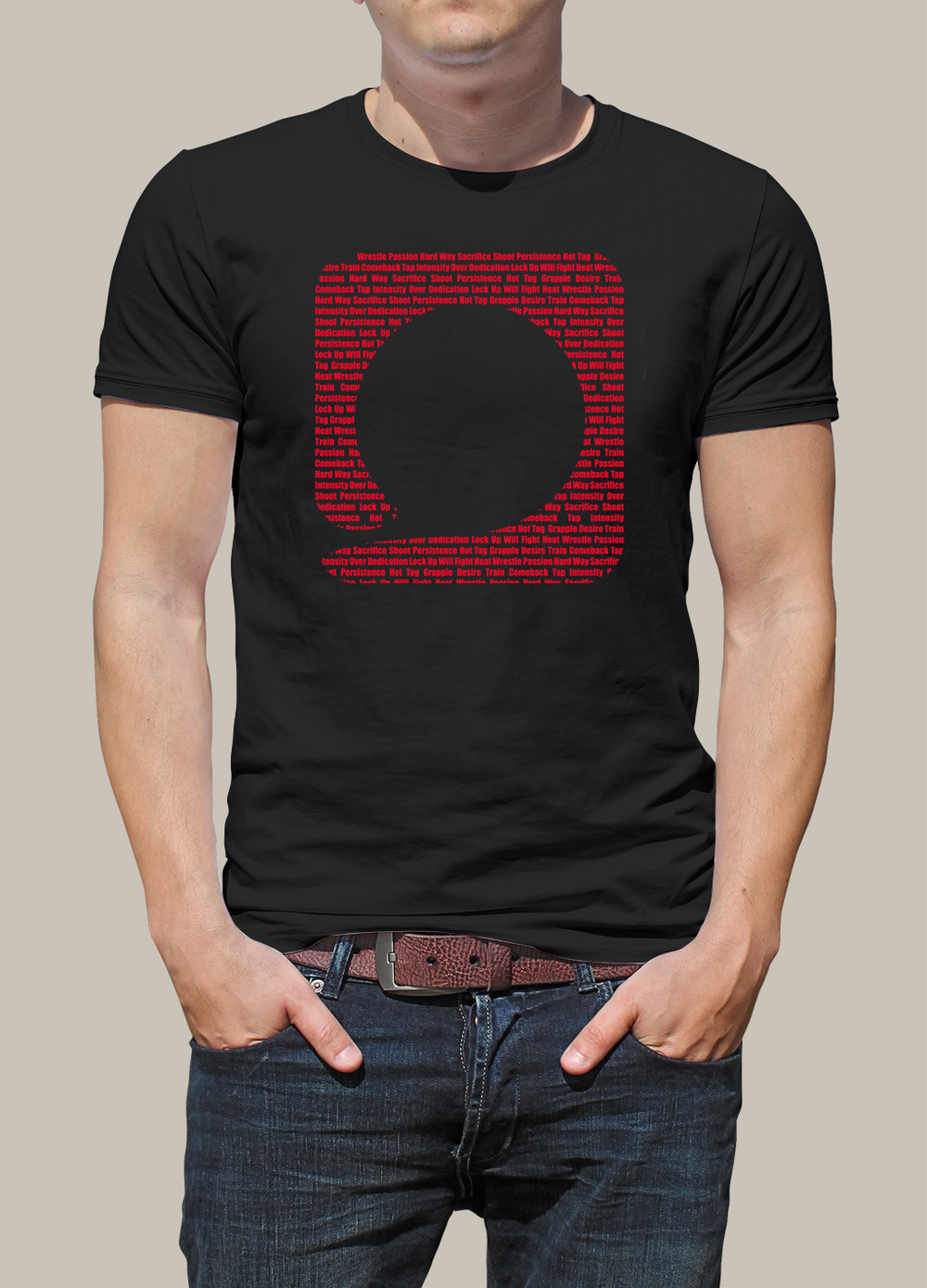 Squared Circle Black Icon T-Shirt