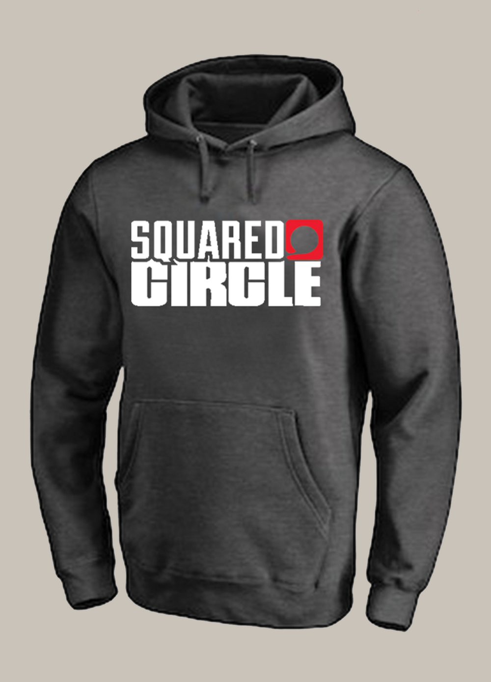 Squared Circle Grey Hoodie